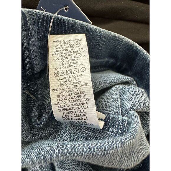 Habitual Kid Unisex Denim Jeggings Blue Size 4/5 Elastic Waistband - Picture 5 of 6